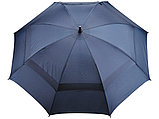 Зонт-трость Newport 30 противоштормовой, темно-синий, фото 3