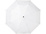 23-дюймовый автоматический зонт Alina из переработанного ПЭТ-пластика, белый, фото 2