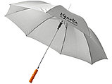 Зонт-трость Lisa полуавтомат 23, серый, фото 3