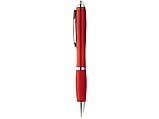 Ручка пластиковая шариковая Nash, красный, синие чернила, фото 2