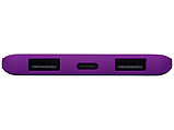 Портативное зарядное устройство Reserve с USB Type-C, 5000 mAh, фиолетовый, фото 6