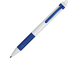 Ручка пластиковая шариковая Centric, белый/синий, фото 2