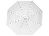 Прозрачный зонт 23 полуавтомат, прозрачный, фото 2