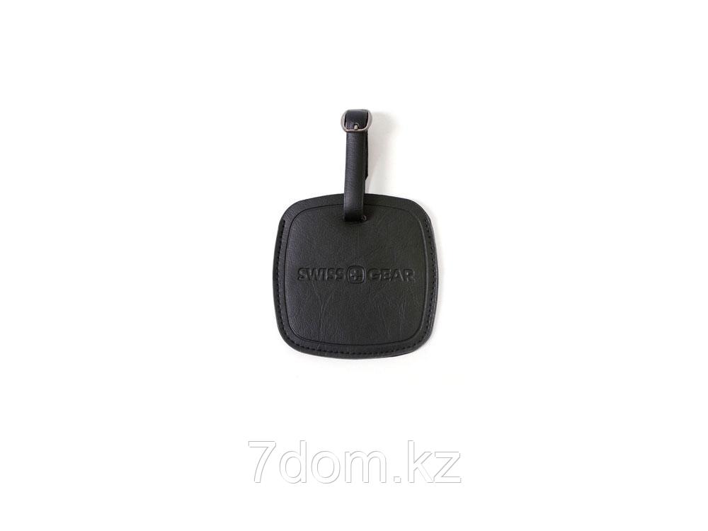 Бирка для багажа SWISSGEAR, ПВХ, 10,5 x 0,4 x 10,5 см, черный, фото 1