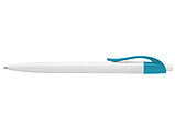 Ручка шариковая Какаду, белый/бирюзовый, фото 4