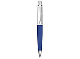 Ручка шариковая Антей с кожаной вставкой, синий, фото 2