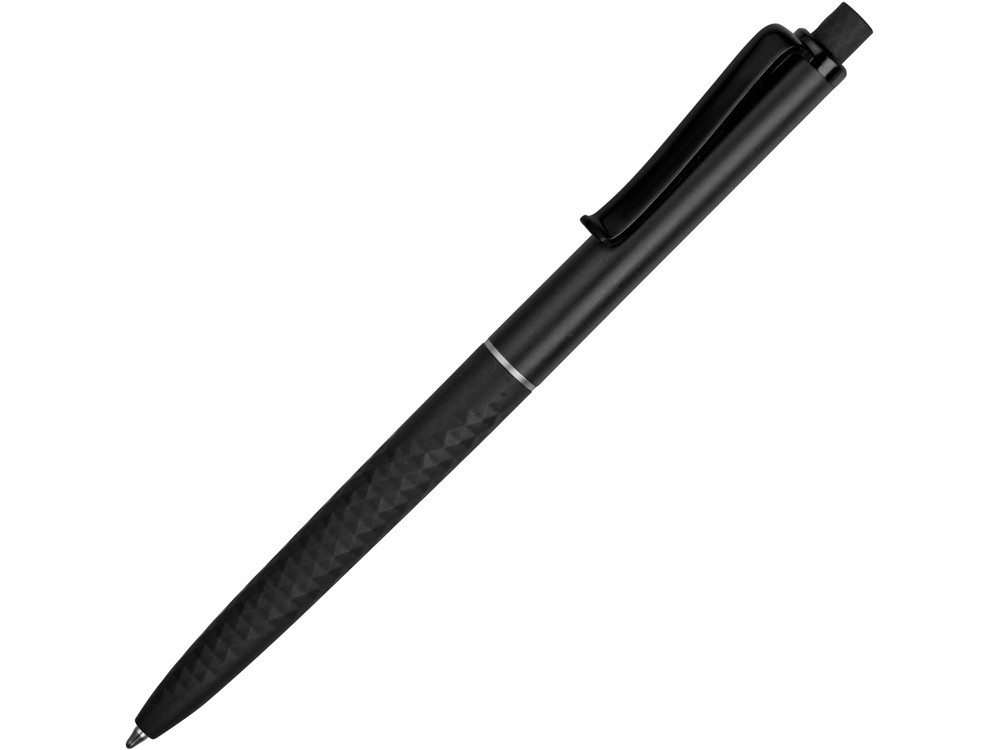 Ручка пластиковая soft-touch шариковая Plane, черный