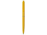 Ручка пластиковая soft-touch шариковая Plane, желтый, фото 2