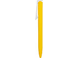 Ручка пластиковая шариковая Fillip, желтый/белый, фото 4