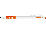Ручка шариковая Фиджи, белый/оранжевый, фото 4