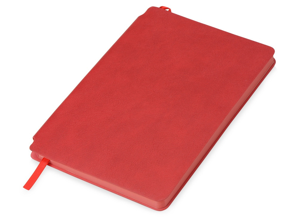 Блокнот Notepeno 130x205 мм с тонированными линованными страницами, красный, фото 1