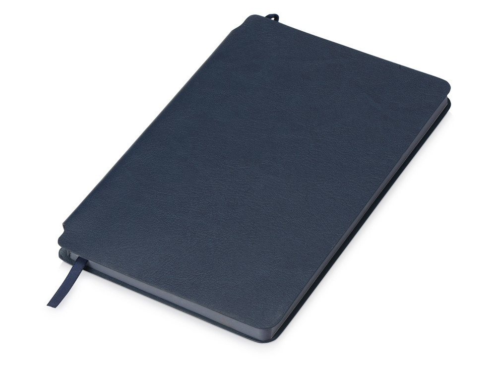 Блокнот Notepeno 130x205 мм с тонированными линованными страницами, темно-синий, фото 1