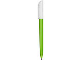 Ручка пластиковая шариковая Миллениум Color BRL, зеленое яблоко/белый, фото 3
