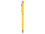 Ручка-стилус металлическая шариковая Jucy, желтый, фото 3
