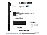 Ручка Egoiste.BLACK гелевая в черном корпусе, 0.5мм, синяя, фото 3