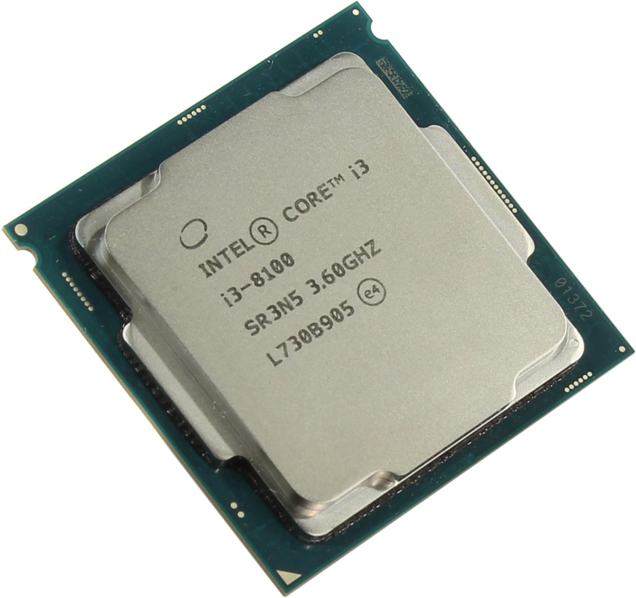 CPU IntelCore i3-8100 [3.6 GHz,6MB,LGA1151]_ - фото 1 - id-p59642878