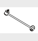 Тяга заднего стабилизатора металл на Mercedes W124/W210/T124/T210/C208 кузов универсал 88-03, фото 2