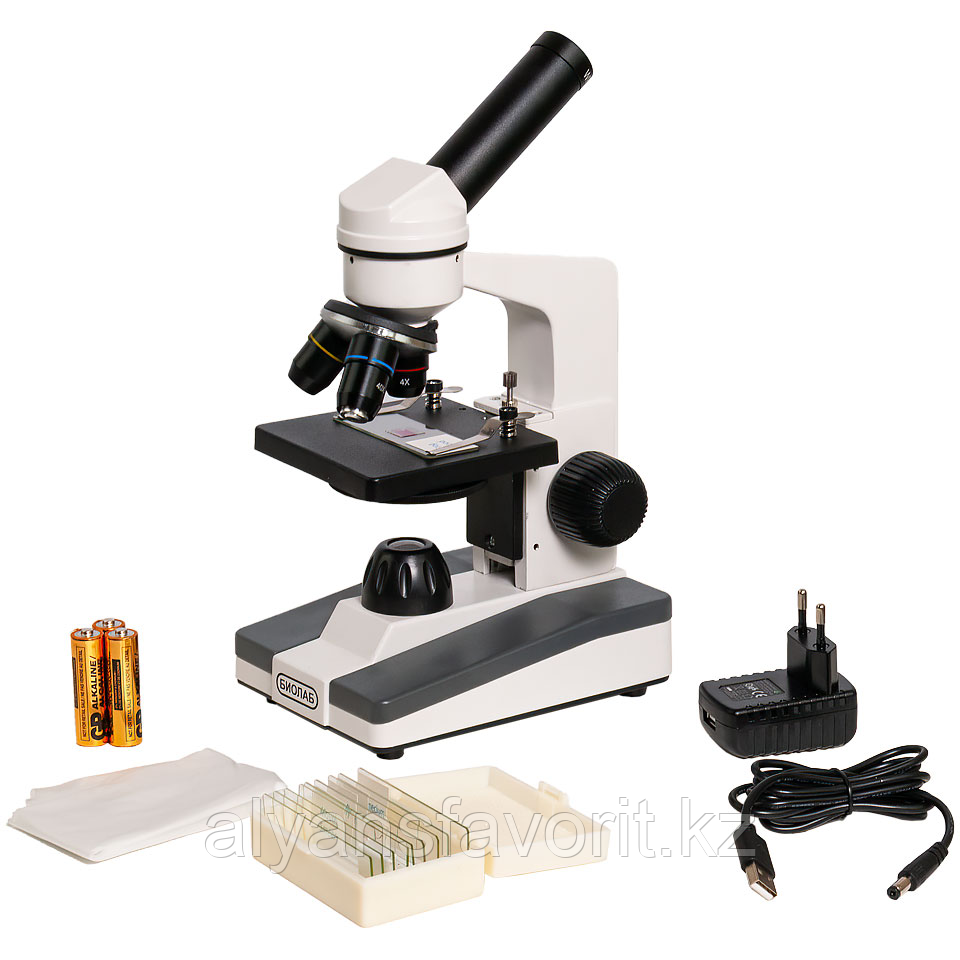Микроскоп биологический Биолаб С-15 (учебный, ахроматический монокуляр) - фото 3 - id-p100064720