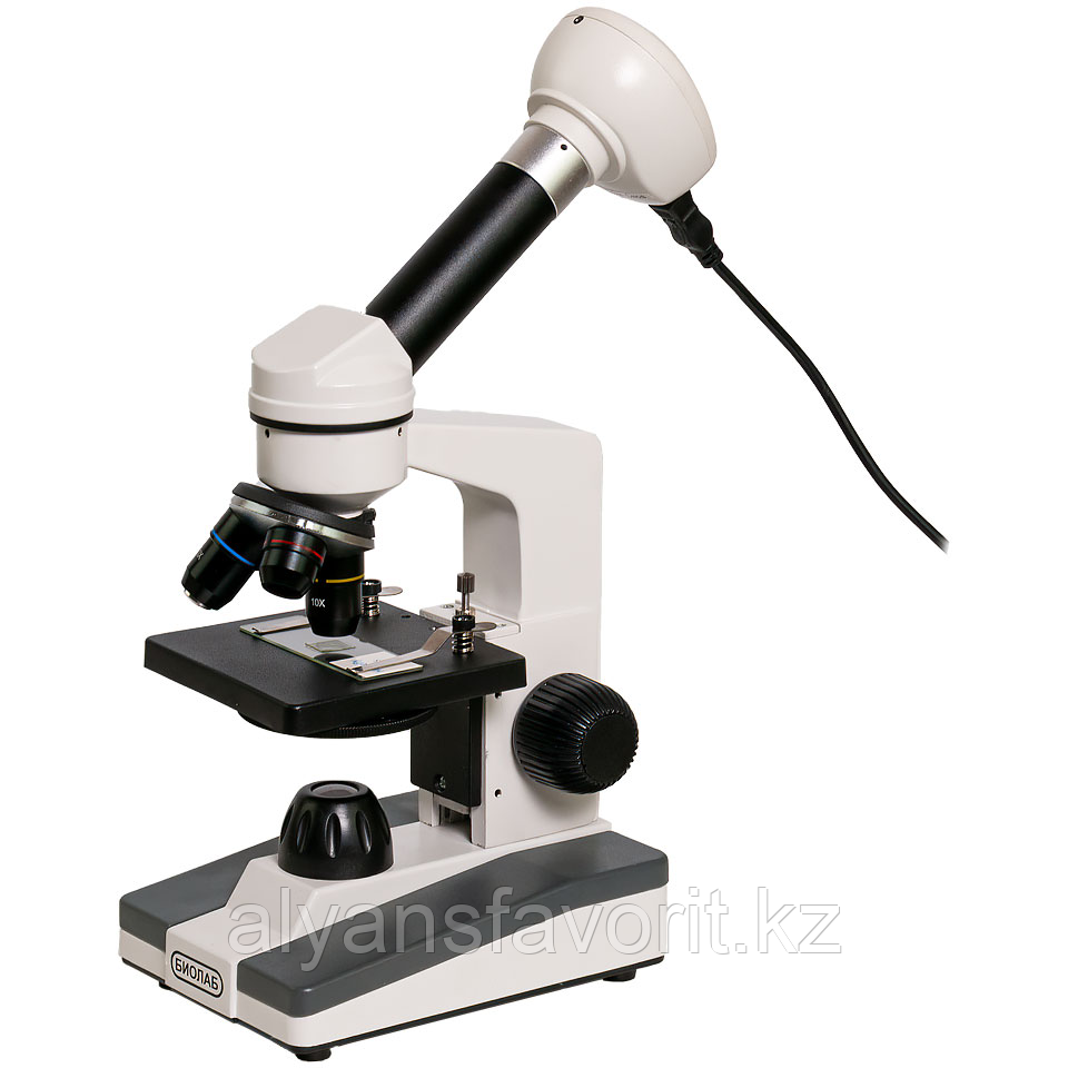 Микроскоп биологический Биолаб С-16 (с видеоокуляром, ахроматический монокуляр, учебный)
