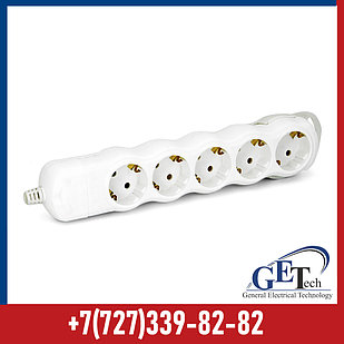 Колодка электрическая (для удлинителя) 5 гнезд с заземлением (5мест 2р+ре 16А 2,2кВт 220В) UNIT