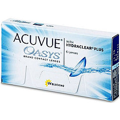 ACUVUE OASYS® with HYDRACLEAR® PLUS, от -0,50 до -12,00. 6 блистеров