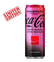 Coca-Cola Intergalactic со вкусом имбирного пряника Zero Sugar ж/б 330 ml / KZ / (12шт-упак)
