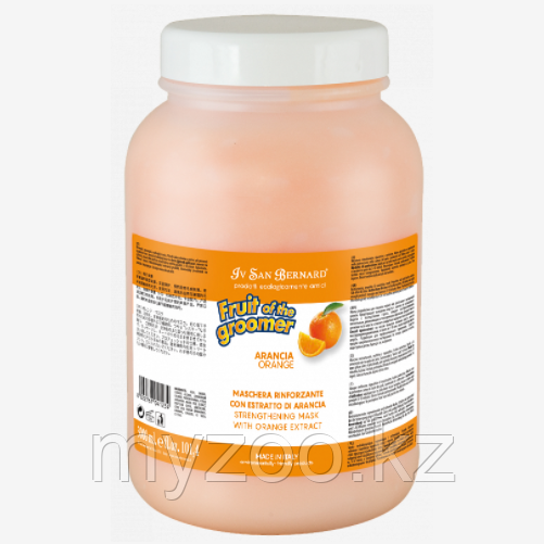 ISB FRUIT ORANGE Восстанавливающая маска для слабой выпадающей шерсти с силиконом,3л