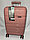 Маленький пластиковый дорожный чемодан на 4-х колесах. Высота 53 см, ширина 34 см, глубина 21 см., фото 3