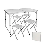 Стол с 4 стульями для пикника AW-65-002