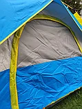 Палатка туристическая JJ-005 синяя, фото 2