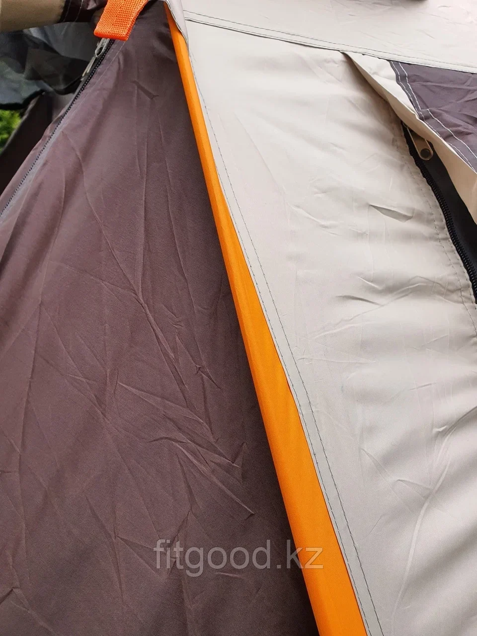 Палатка туристическая JJ-008 коричневая - фото 3 - id-p100088435