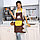 Фартук женский водонепроницаемый с полотенцами и кармашком с мишкой коричневый, фото 7