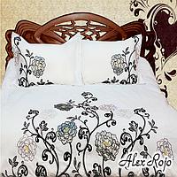AlexRojo Комплект постельного белья "Valensia" 2х-спальный (с вышивкой) AlexRojo
