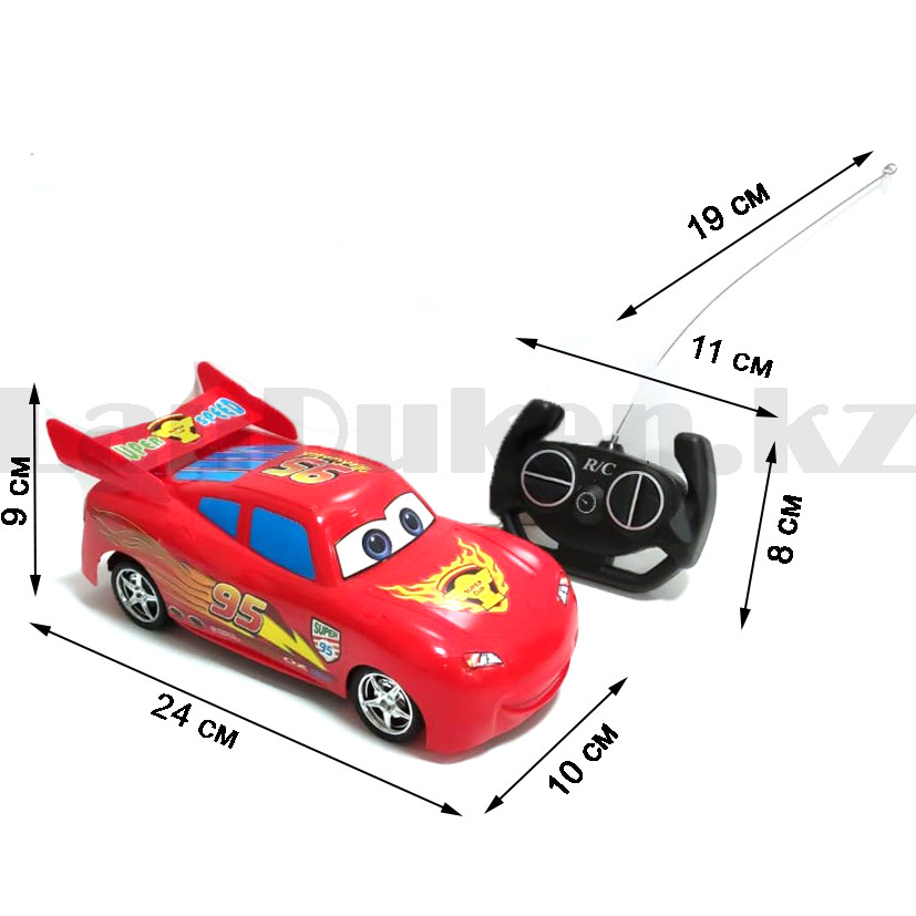 Машинка радиоуправляемая на батарейках Молния Маккуин Тачки Super model - фото 2 - id-p100108118