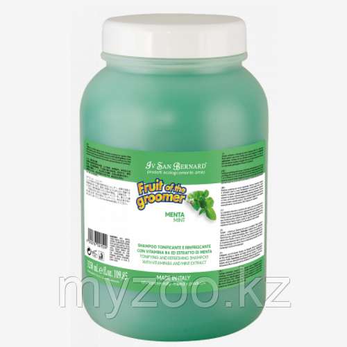 ISB FRUIT MINT Шампунь для любого типа шерсти с витамином В6, 3250 мл