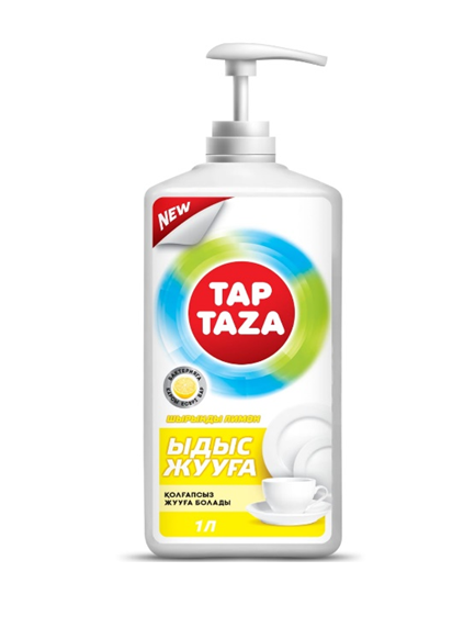 Моющее средство для посуды концентрат с дозатором "TAP-TAZA" 1 литр с дозатором (НПО MD), фото 1