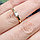 Золотое кольцо с бриллиантами 0.234Сt SI2/M, VG - Cut, фото 7