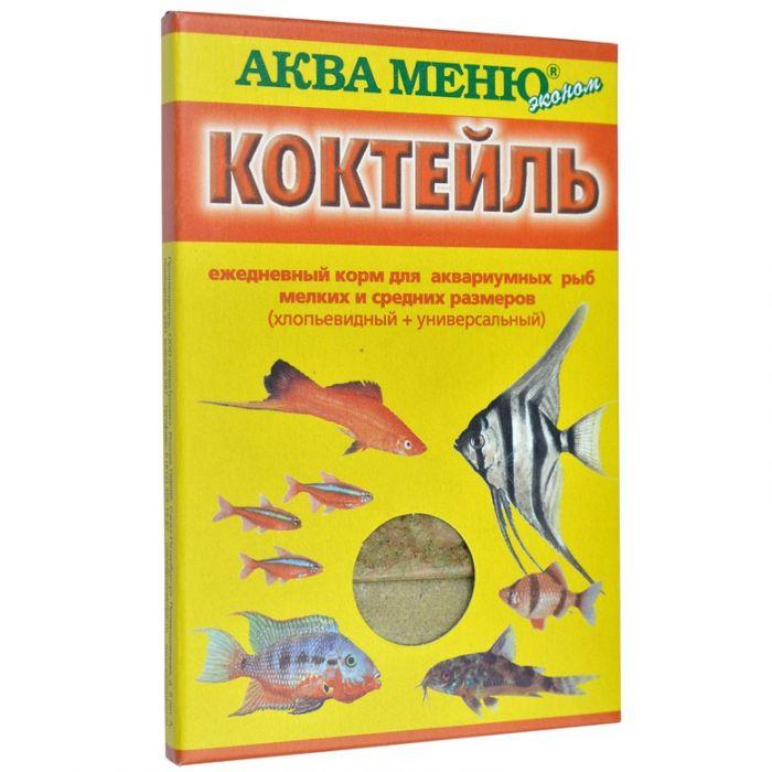 Корм для рыб АКВА Меню Коктейль ( упаковка 60 штук )