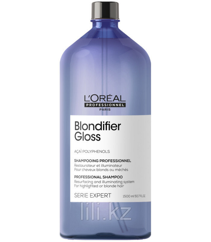 Шампунь для сияния мелированных и осветлённых волос L'Oreal Professionnel Blondifier Gloss Shampoo 1500 мл.