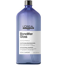 Шампунь для сияния мелированных и осветлённых волос L'Oreal Professionnel Blondifier Gloss Shampoo 1500 мл.