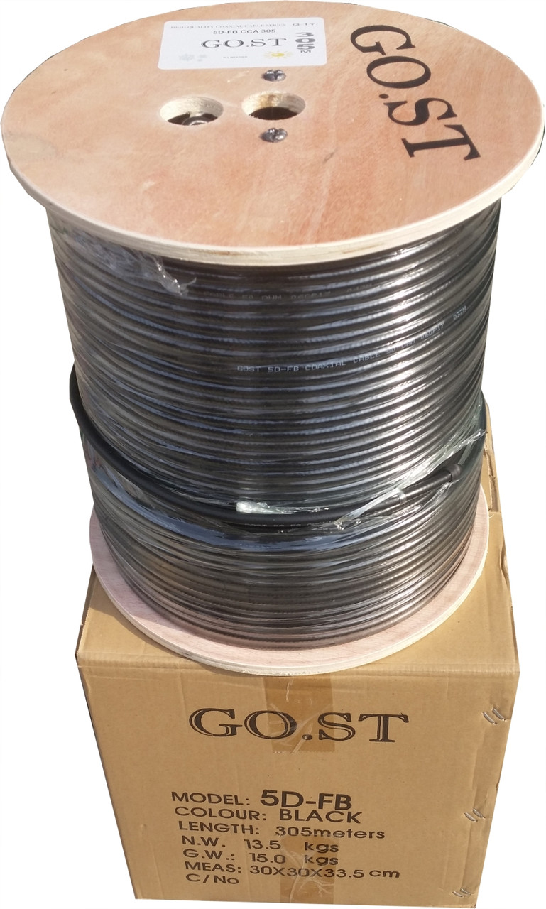 Коаксиальный кабель GOST 5D-FB 305м - фото 2 - id-p100129656