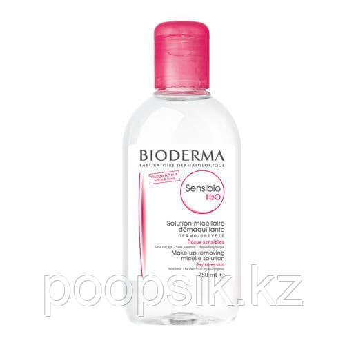 Bioderma Sensibio Мицелловый раствор H2O для чувствительной кожи 250мл - фото 1 - id-p100129673