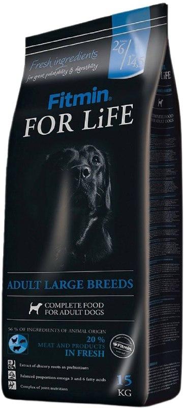 Fitmin For Life Adult large br. корм для взрослых собак крупных и гигантских пород, 15 кг