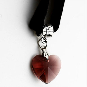 Чокер на шею – Аметистовое Сердечко.