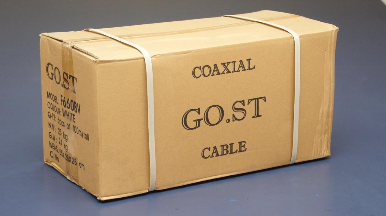 Коаксиальный кабель RG6 GOST F660BV бел. 100м - фото 4 - id-p100130096