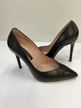 Туфли женские "Paoletti", черного цвета, классические, кожаные купить в Алматы. Размер 40.