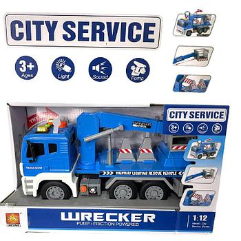 WY833B City service автовышка инерционная 3 функции,звук 35*21см