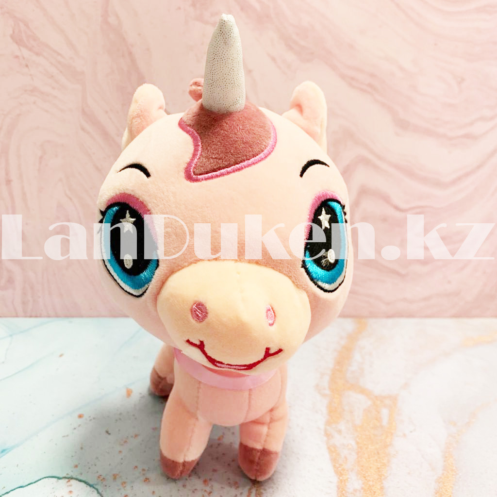 Мягкая игрушка Единорог с присоской 23 cм розовая - фото 6 - id-p100130879