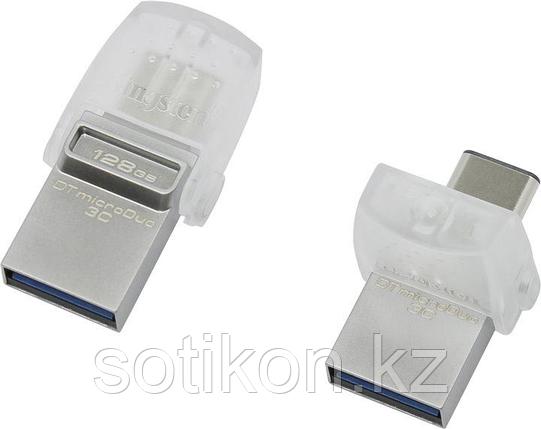 USB Флеш 128GB 3.0 Kingston OTG DTDUO3C/128GB металл, фото 2