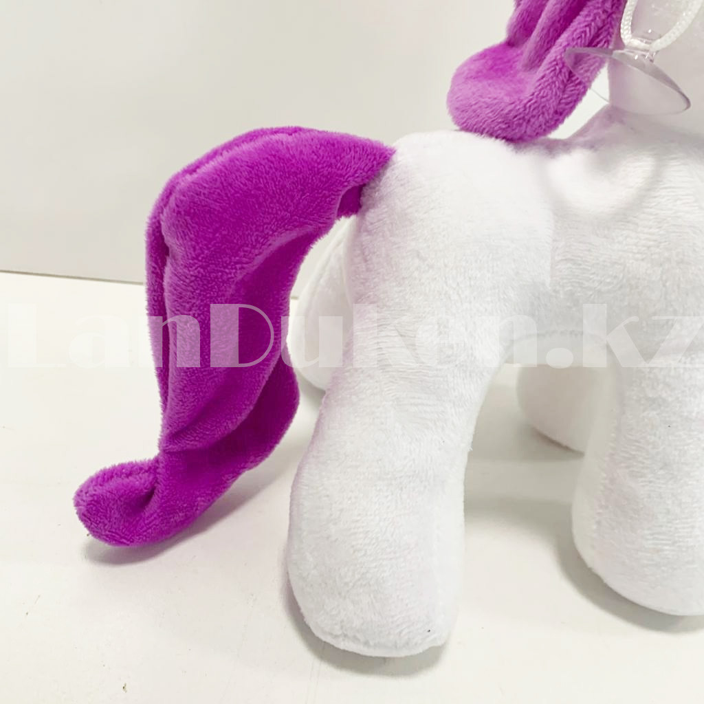 Мягкая игрушка Пони с присоской 20 cм белая - фото 4 - id-p100156394